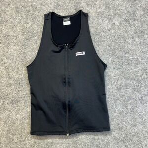 Hind Cycling Vest Men Small Black Excellent Drylete Full Zip USA Rear Pocket